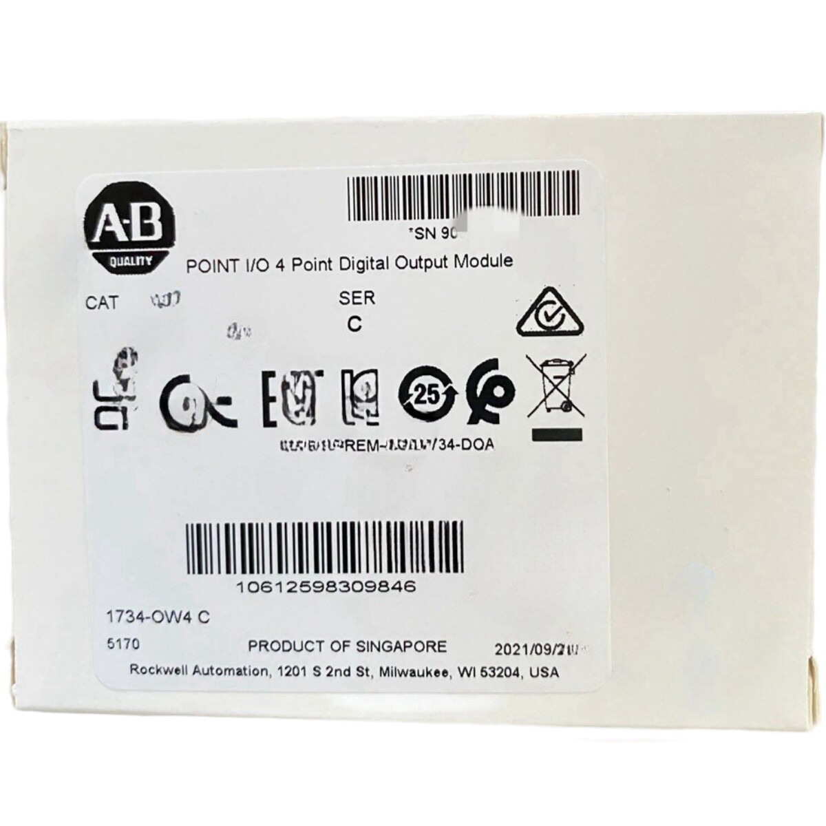 2022 1734-OW4 AB 1734OW4 POINT I/O 4Point Digital Output Module PLC TX STOCK New