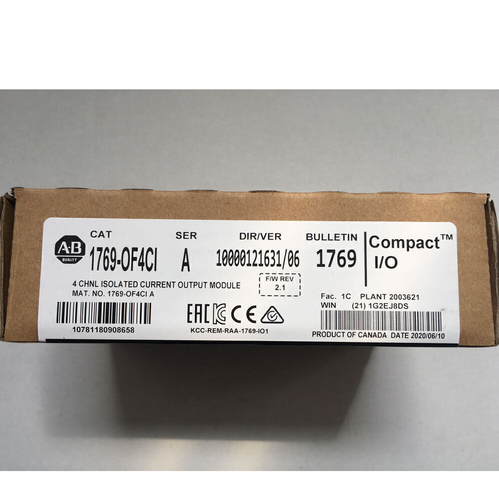 1769-OF4CI Allen-Bradley 1769OF4CI 4CHNL Isolated Current Output Module