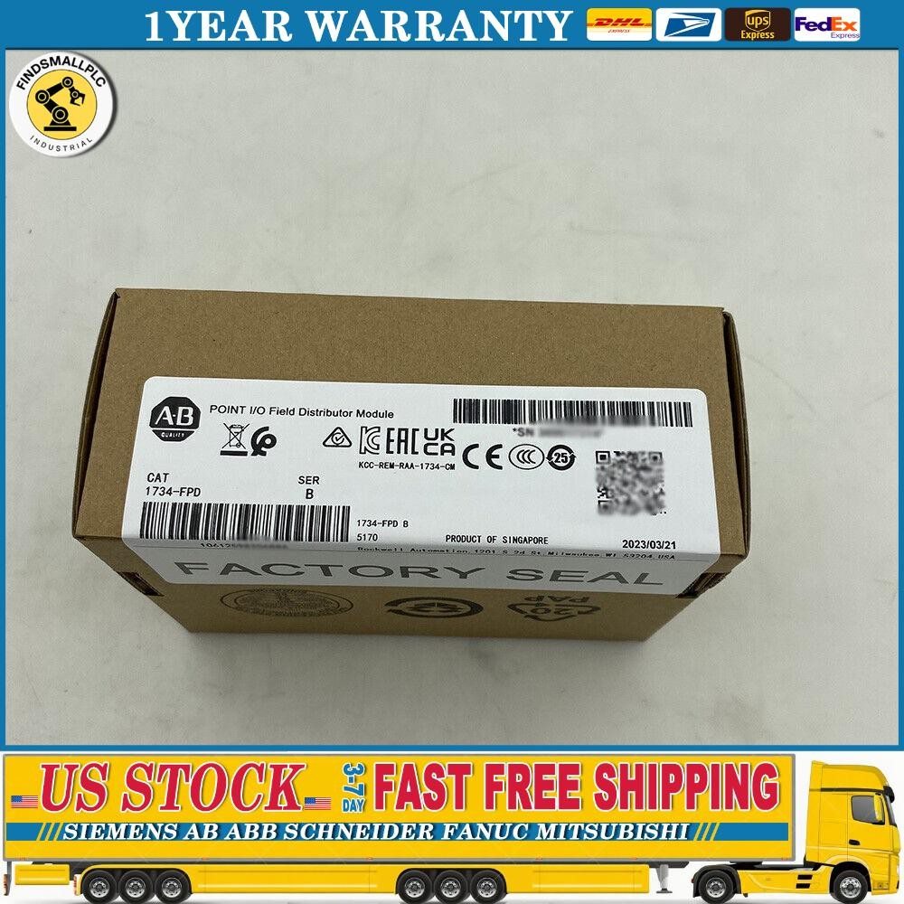 New AB 1734-FPD 1734FPD I/O Module Factory Sealed AB Allen-Bradley US Free Tax