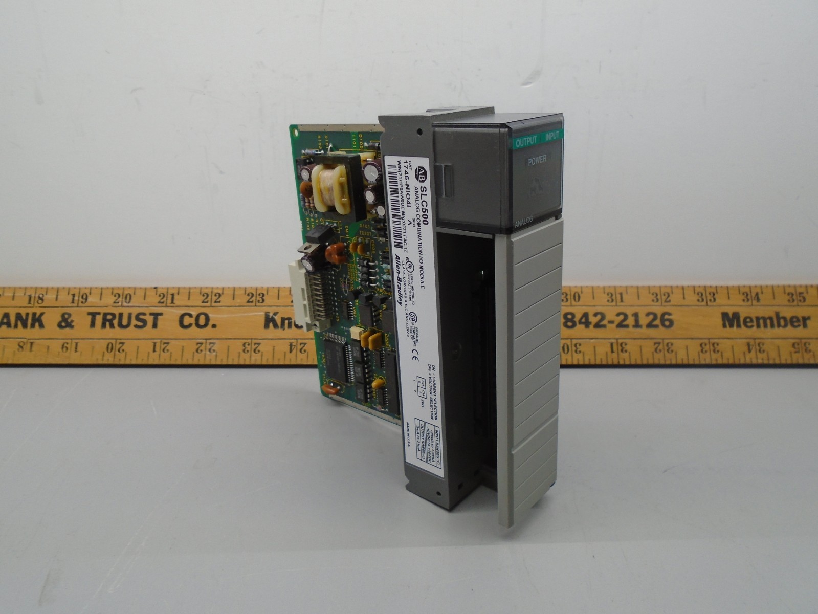 Allen Bradley 1746-NIO4I SLC 500 Analog Input/Output Read Description 163E