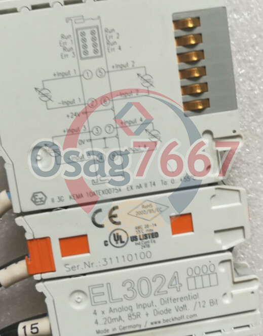 One Used BECKHOFF EL3024 PLC module Tested