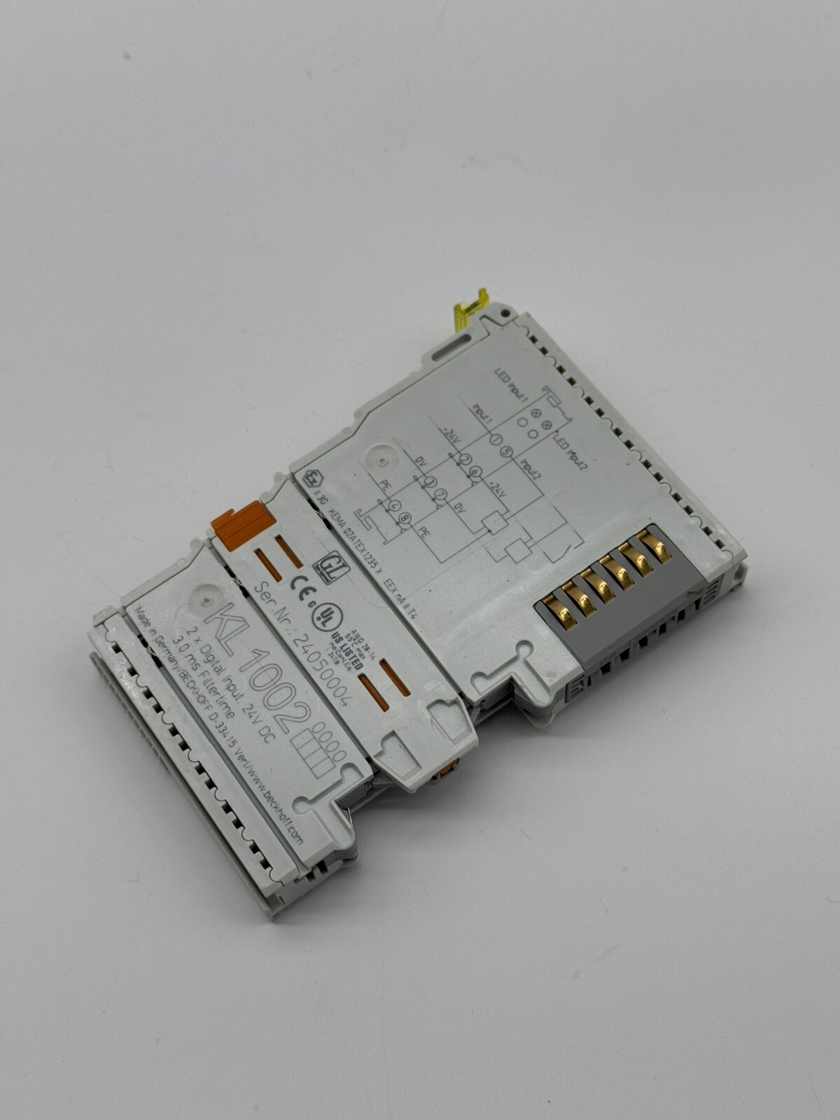Beckhoff KL1002 Bus Terminal 2 Channel Digital Input KL1002