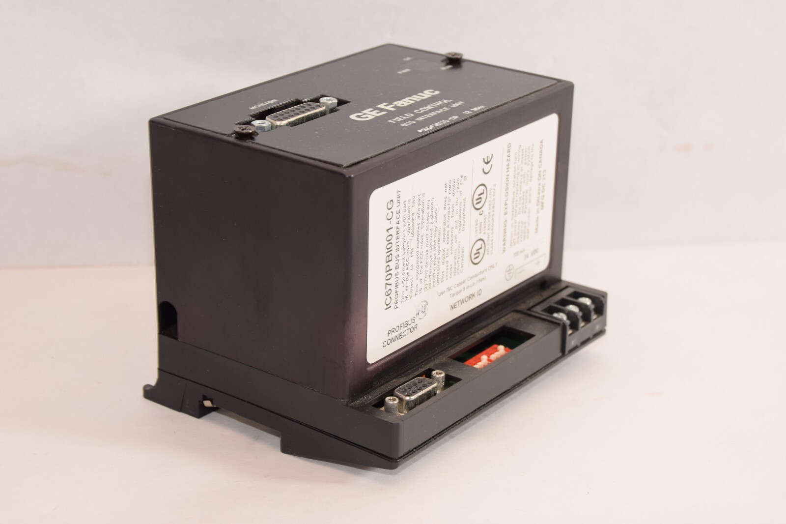 GE FANUC IC670PBI001-CG Profibus Bus Interface Unit