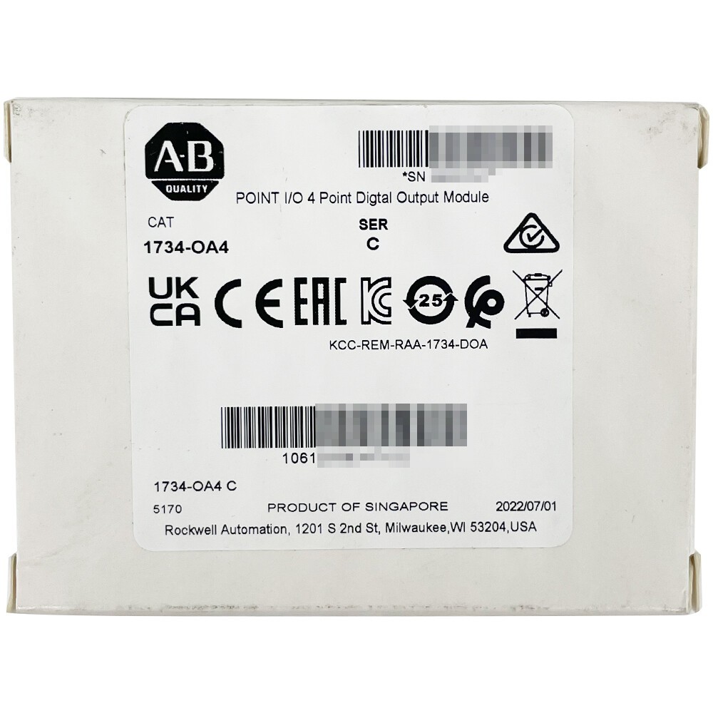 New Factory Sealed 1734-OA4 I/O 4 Point Digital Output Module AB 1734OA4 PLC