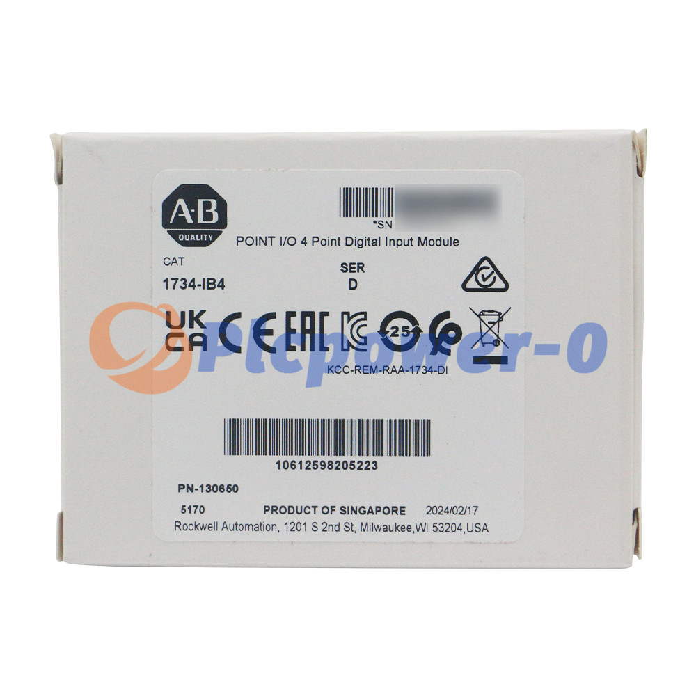 NEW Allen-Bradley 1734-IB4 SER B Part No 96376673 REV A01 Input Modulea