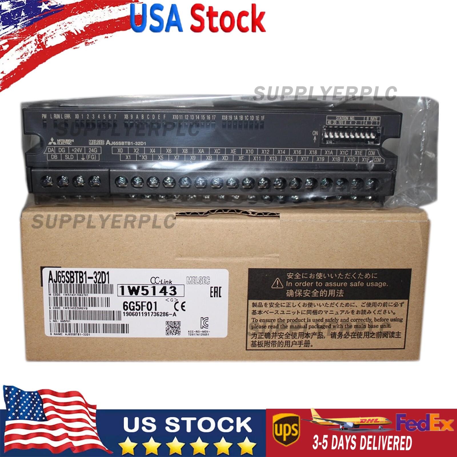 Mitsubishi AJ65SBTB1-32D1 Compact Type Remote I/O Module AJ65SBTB132D1 Fast