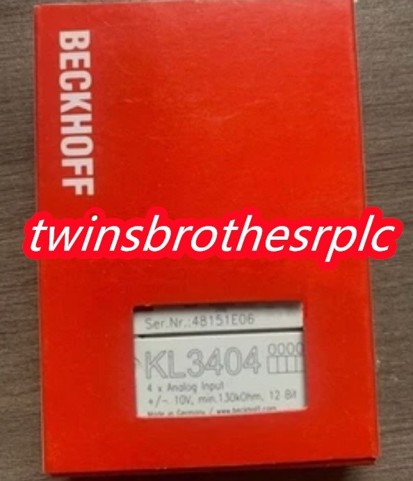 ONE BECKHOFF KL3404 KL 3404 PLC Module Expedited Shipping New In Box
