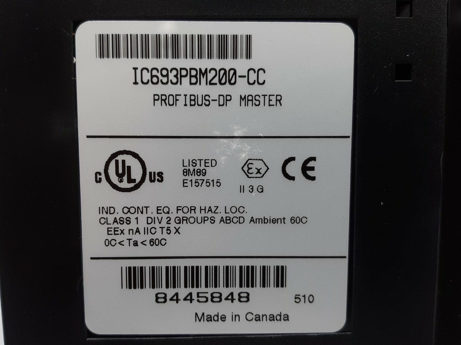 GE Fanuc IC693PBM200-CC Profibus-DP Master Module