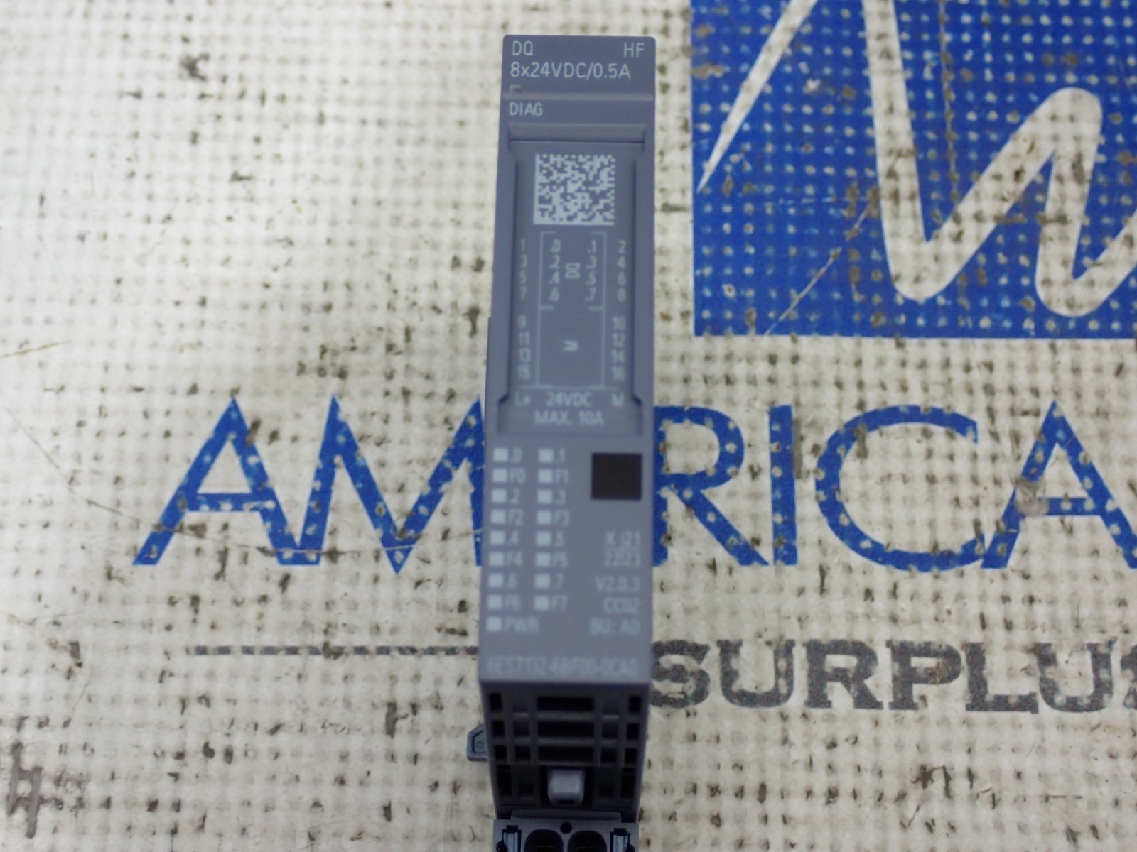 Siemens 6ES7 132-6BF00-0CA0 Output Module Simatic S7 W/6ES7193-6BP20-0BA0 Base