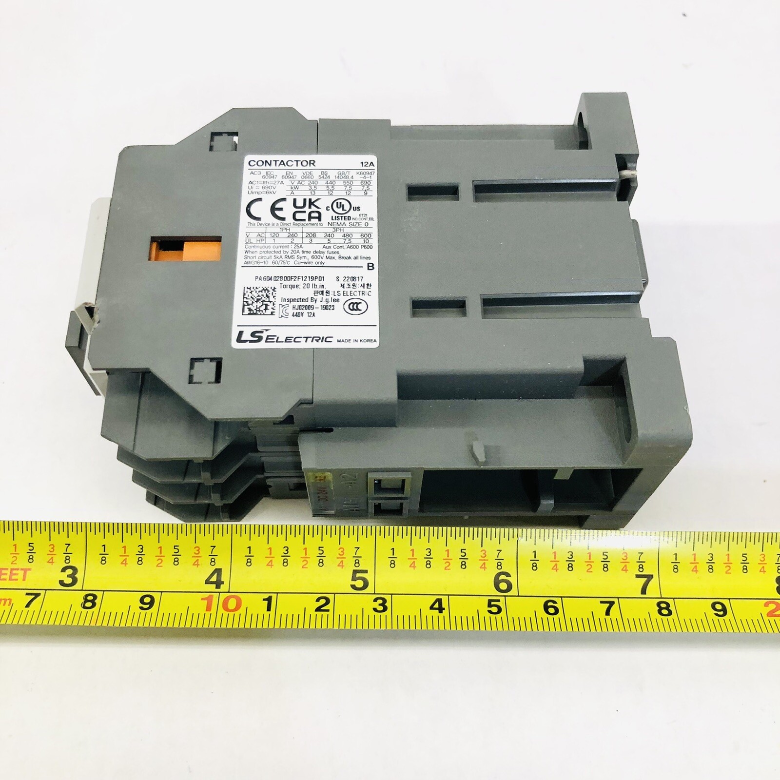 CONTACTOR MC-12B DC24V 12A