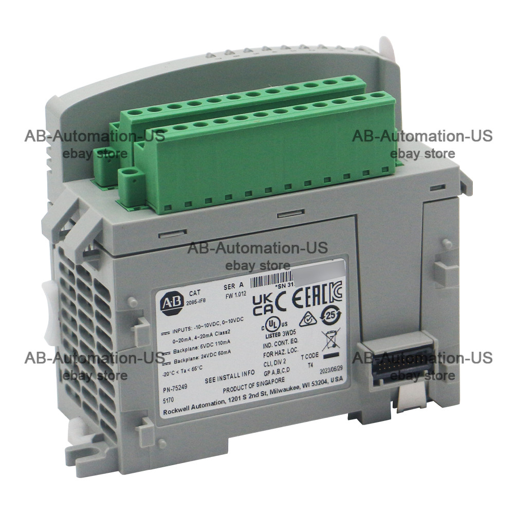 New Allen-Bradley 2085-IF8 Micro800 8 Point Analog Input Module Voltage/Current