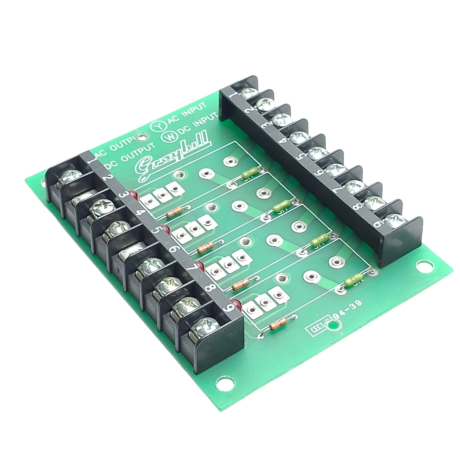 Grayhill 70AD3346 PLC / Relay Addon Board, 4-Relay Positions, Screw Terminals