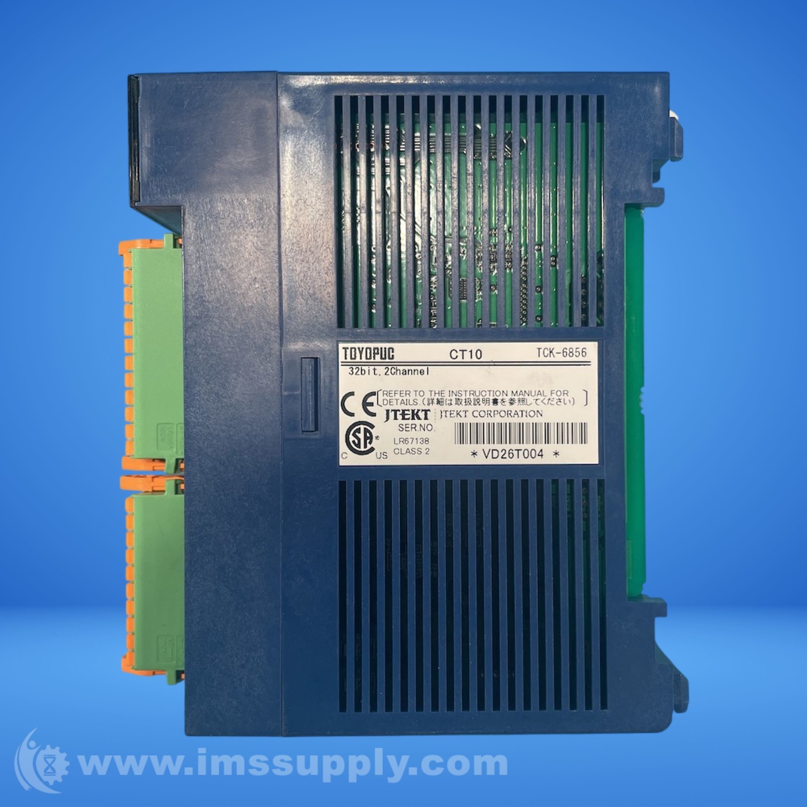 Toyopuc CT10 TCK-6856 32 Bit 2 Channel Analog PLC Input Module FNIP