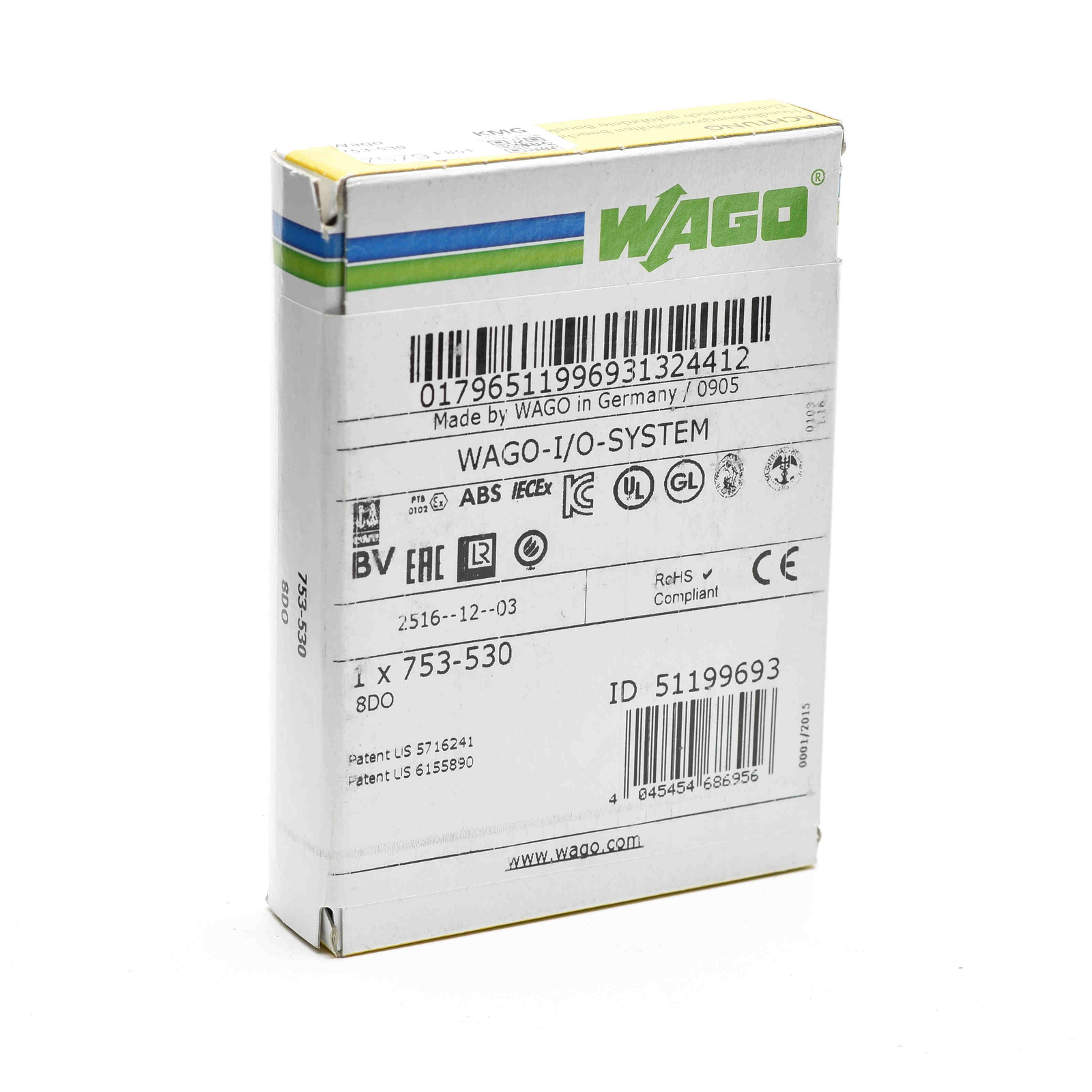 Wago 753-530 8 Channel Digital Output -New-
