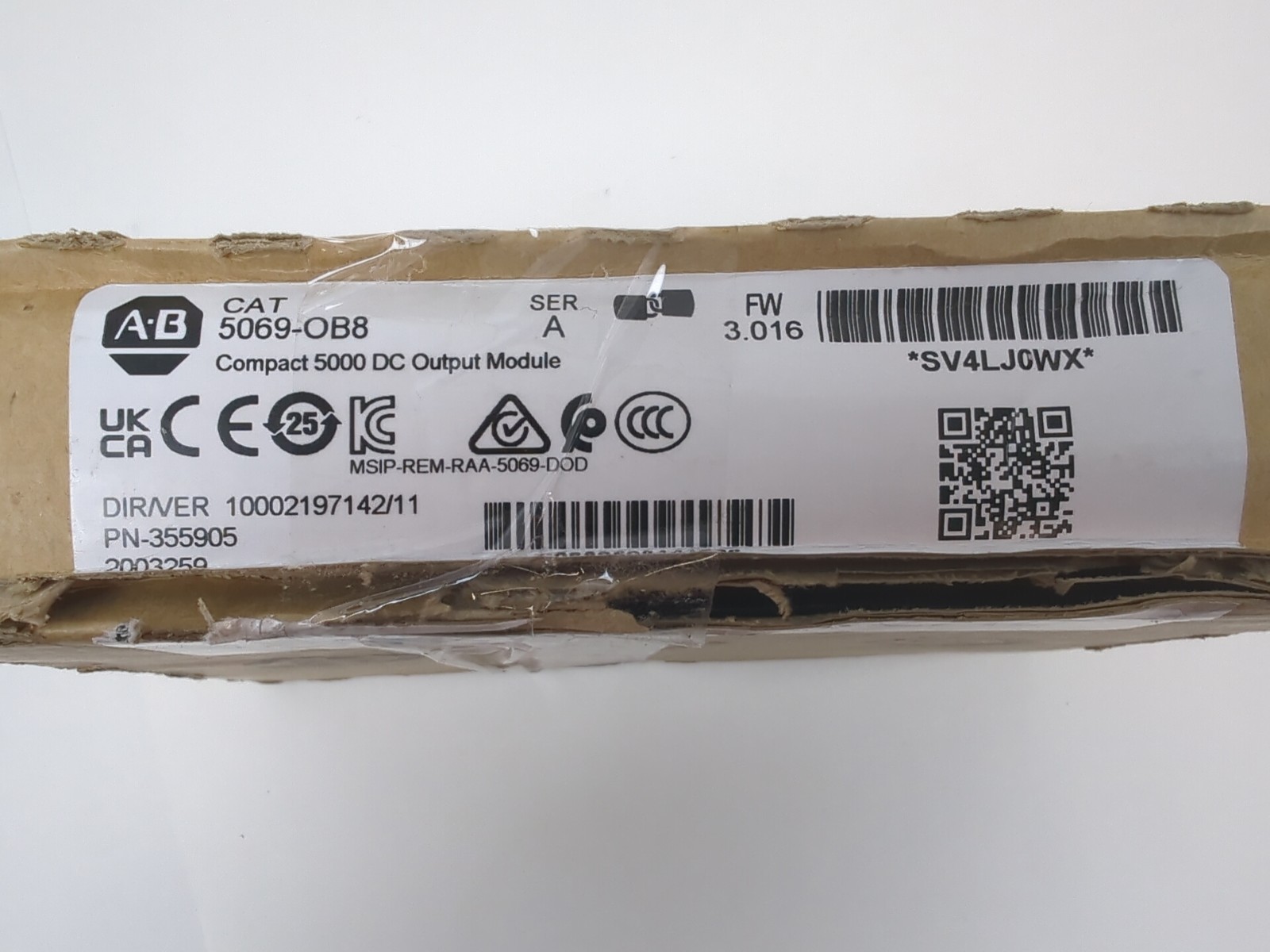 Allen-Bradley 5069-OB8 Compact 5000 DC Output Module 2 Amp 24VDC 8 Channel NEW