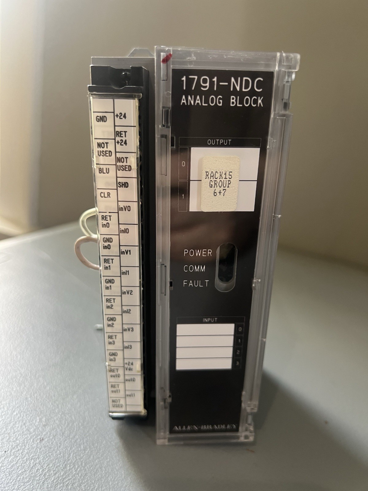 Allen-Bradley 1791-NDC A Analog PLC Input/Output Module 24VDC 0.1A