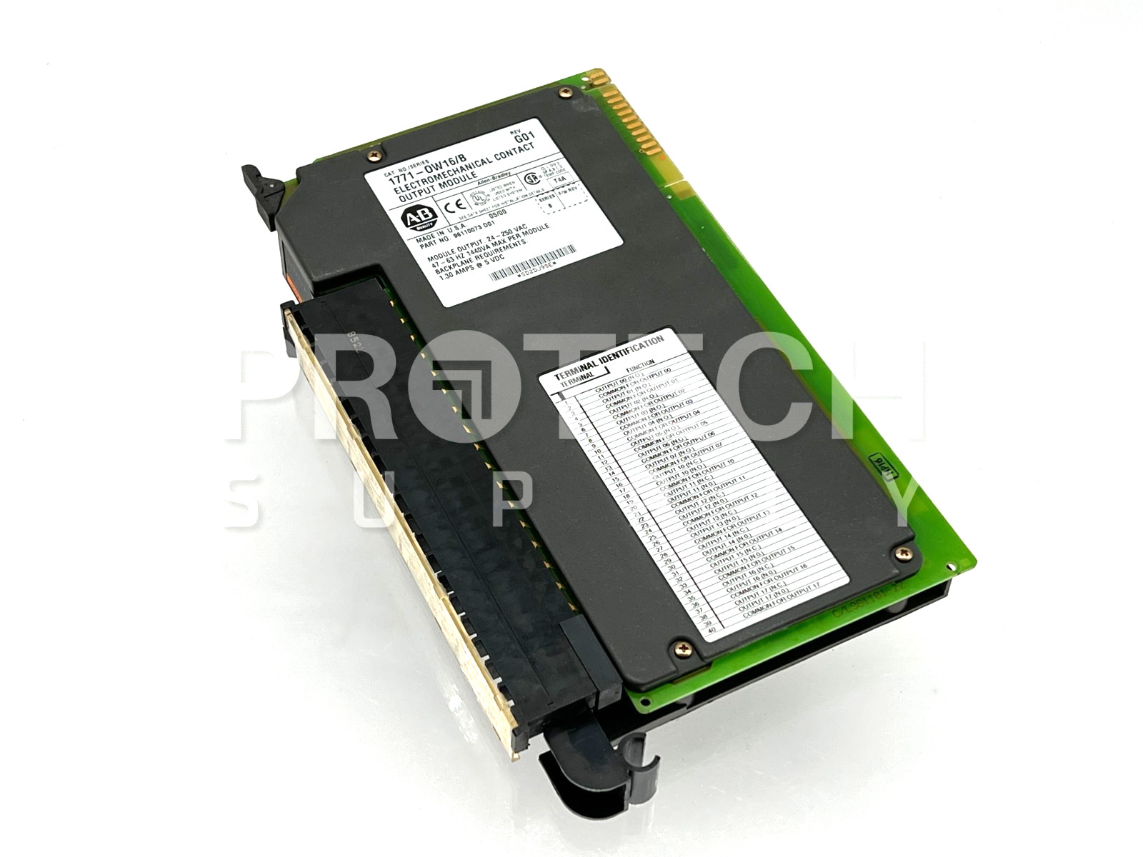 Allen-Bradley 1771-0W16/B Contact Output Module 96110073 D01 with WARRANTY