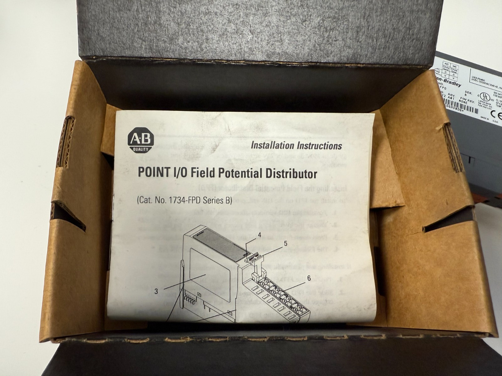 Allen Bradley 1734-FPD Ser B Point I/O Field Distribution Module