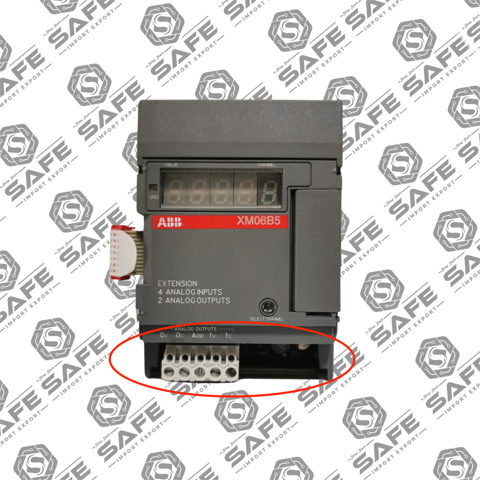 ABB XM06B5-J12.0 ANALOG INPUT OUTPUT MODULE 1SBP260103R1001 ABB PLC XM06B5J120