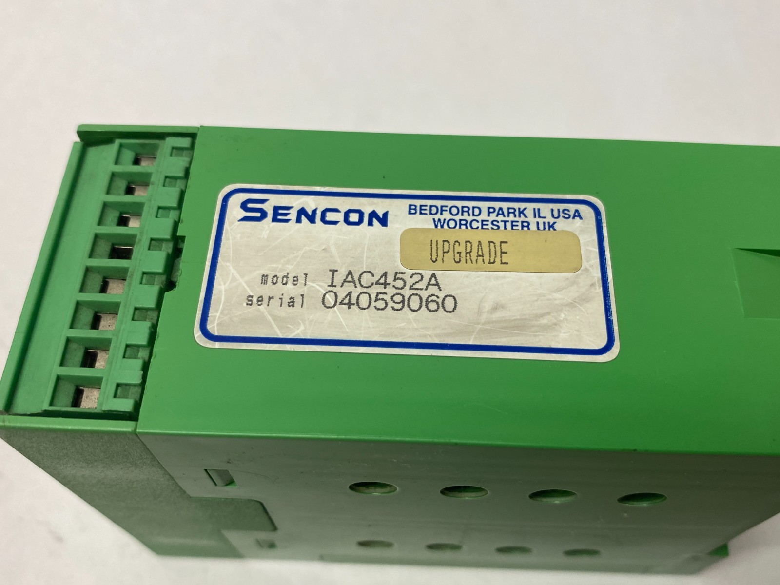 Sencon IAC452A End Gap Control System Receiver/Output Module