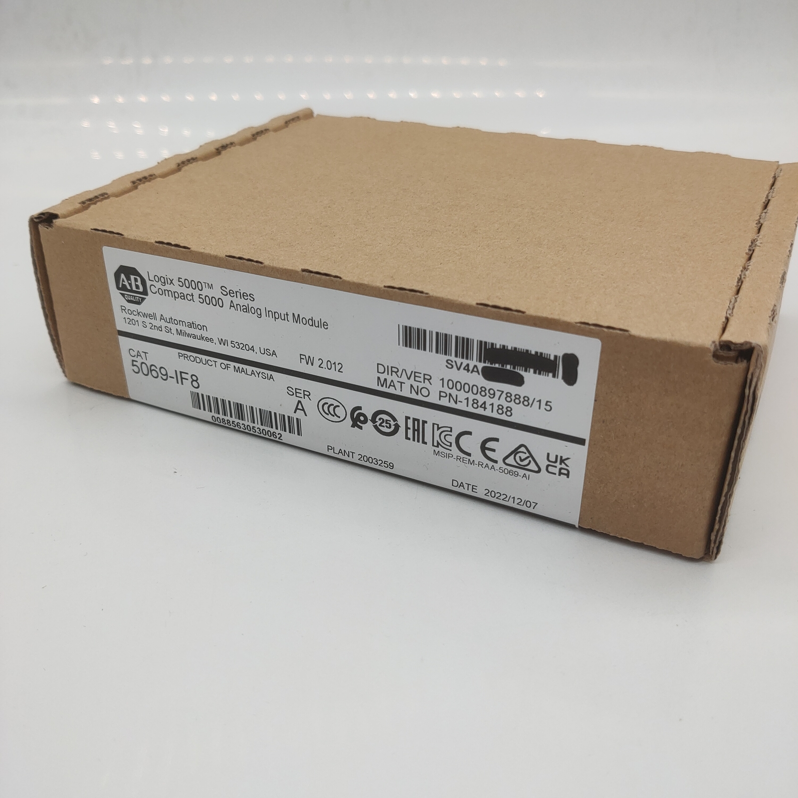 New Sealed AB 5069-IF8 Compact 5000 Analog Input Module 5069IF8