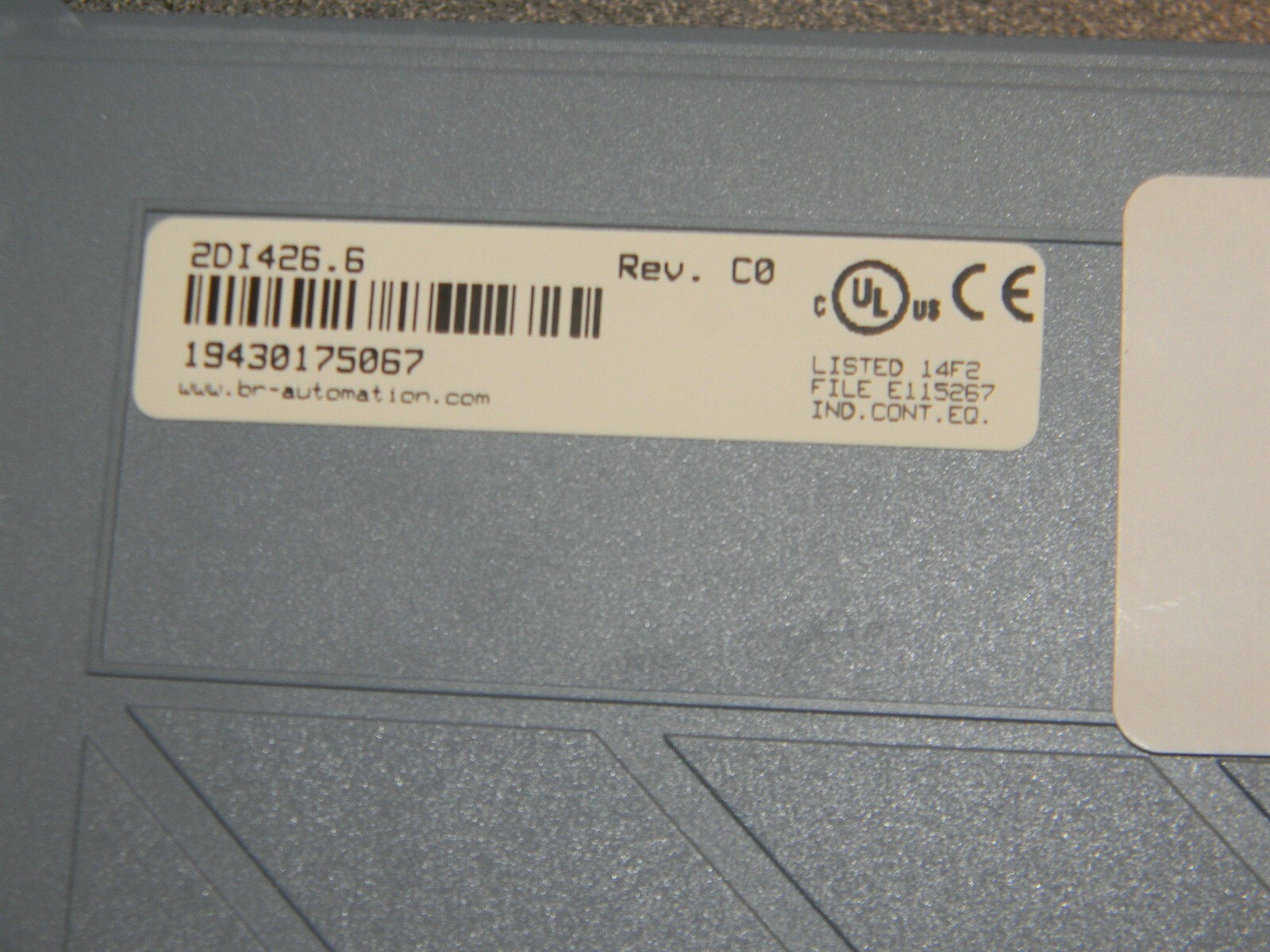B&R Automation 2DI426.6 2010 digital input module 32 inputs 24 VDC, 1 msec