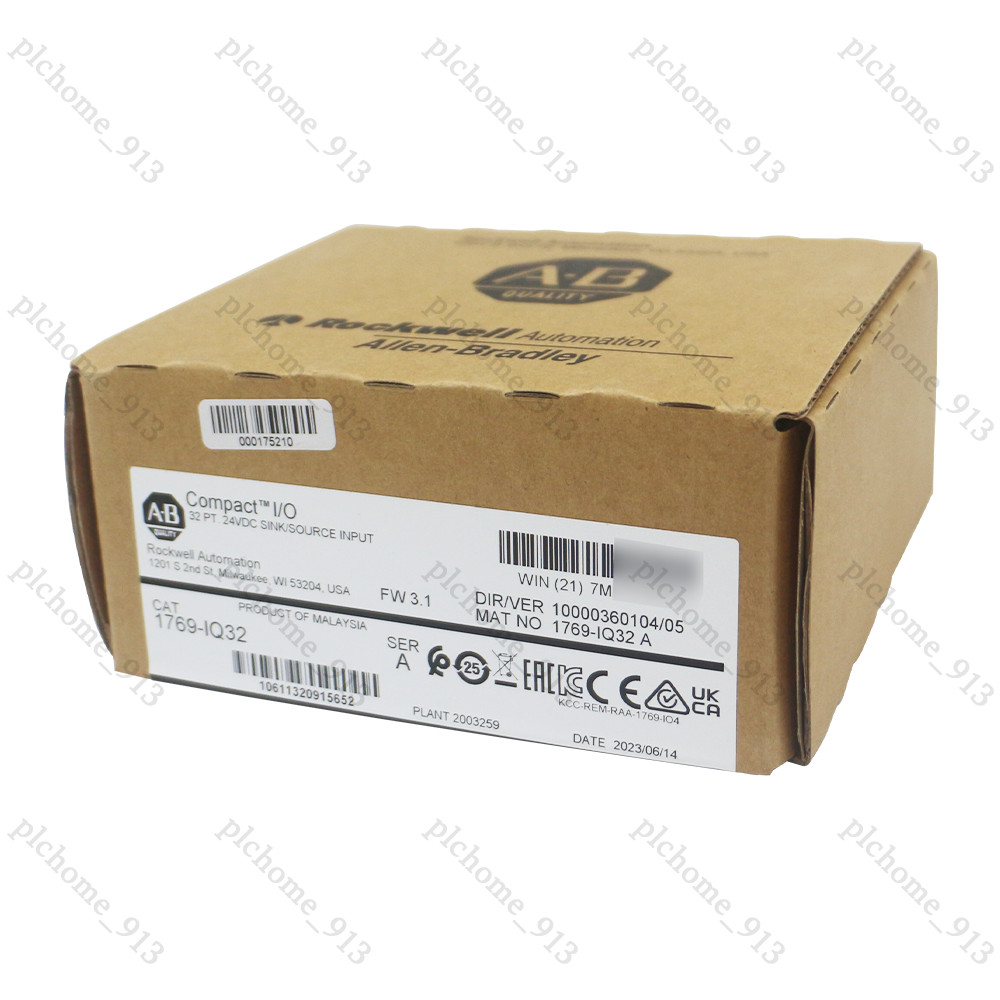 100% New 1769-IQ32 Allen Bradley CompactLogix 32 Point 24VDC Input Module UPS