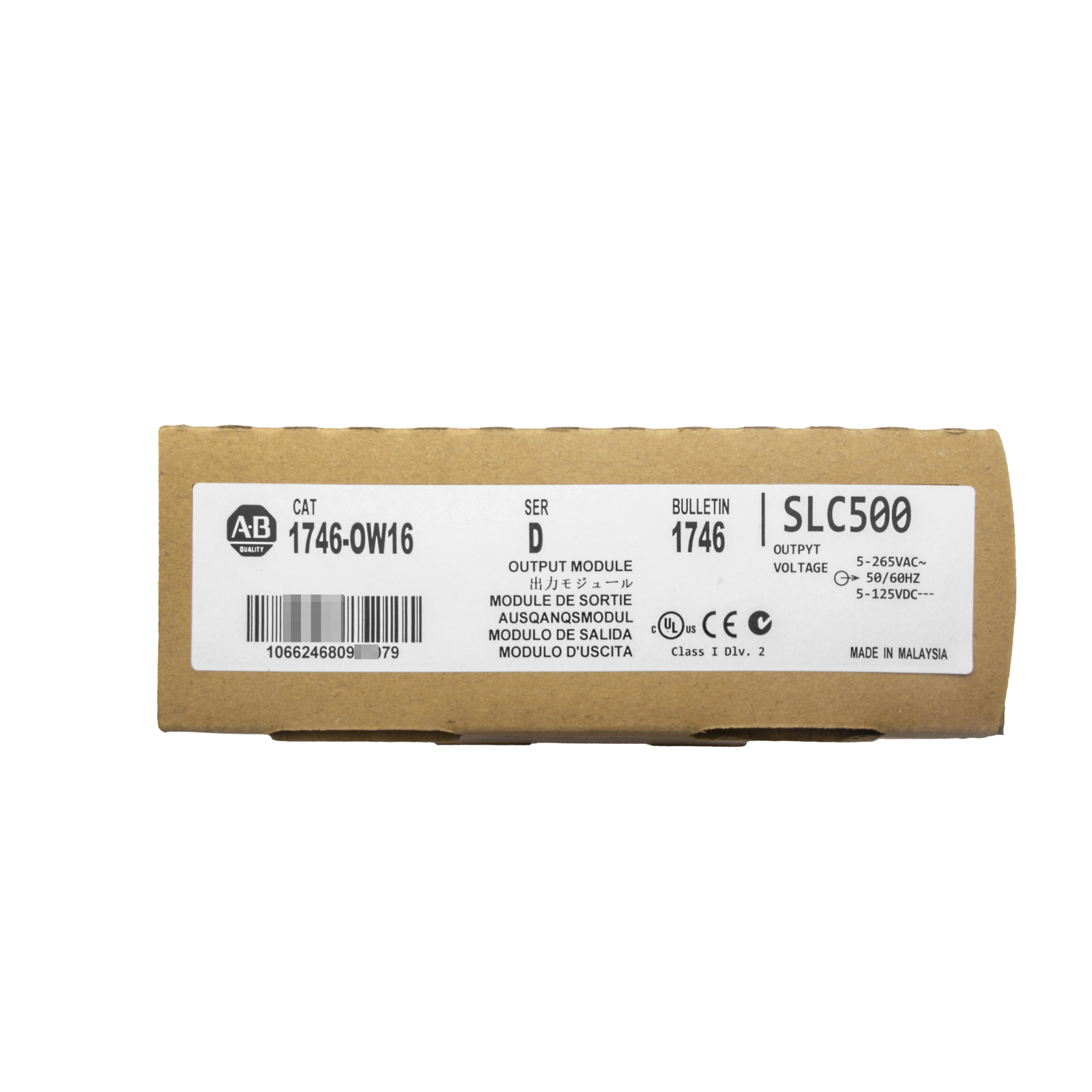 1 PCS New Factory Sealed AB 1746-OW16 SLC 500 SerD Output Module 1746OW16 In US