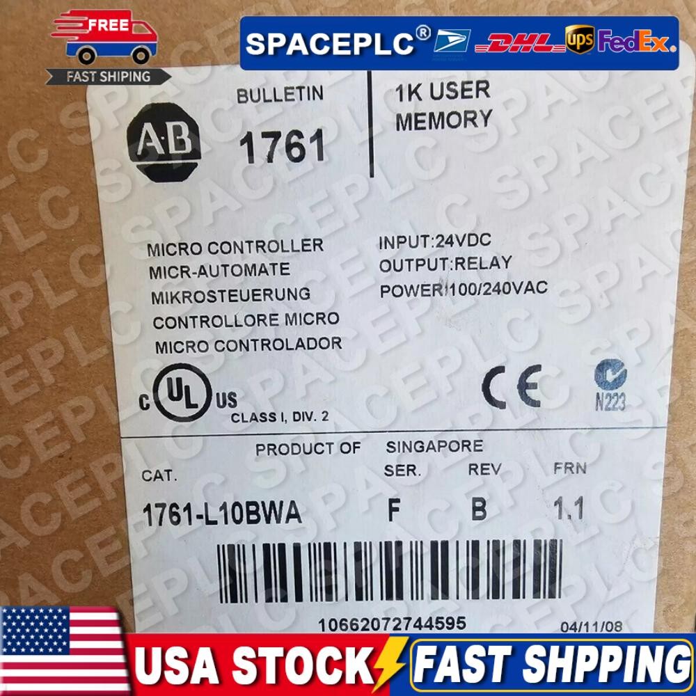 NEW Sealed AB 1761-L10BWA MICROLOGIX 1000 Controller AB 1761L10BWA US Free Tax
