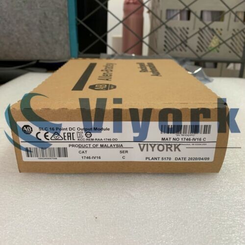 Allen Bradley 1746-IV16 PLC Input Module 1746-1V16 16 INPUTS 10-30VDC NEW