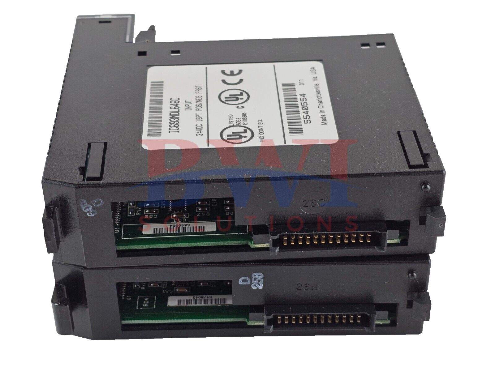 GE Fanuc IC693MDL646C Positive Negative Fast Input Module IC693MDL646 (Lot of 2)