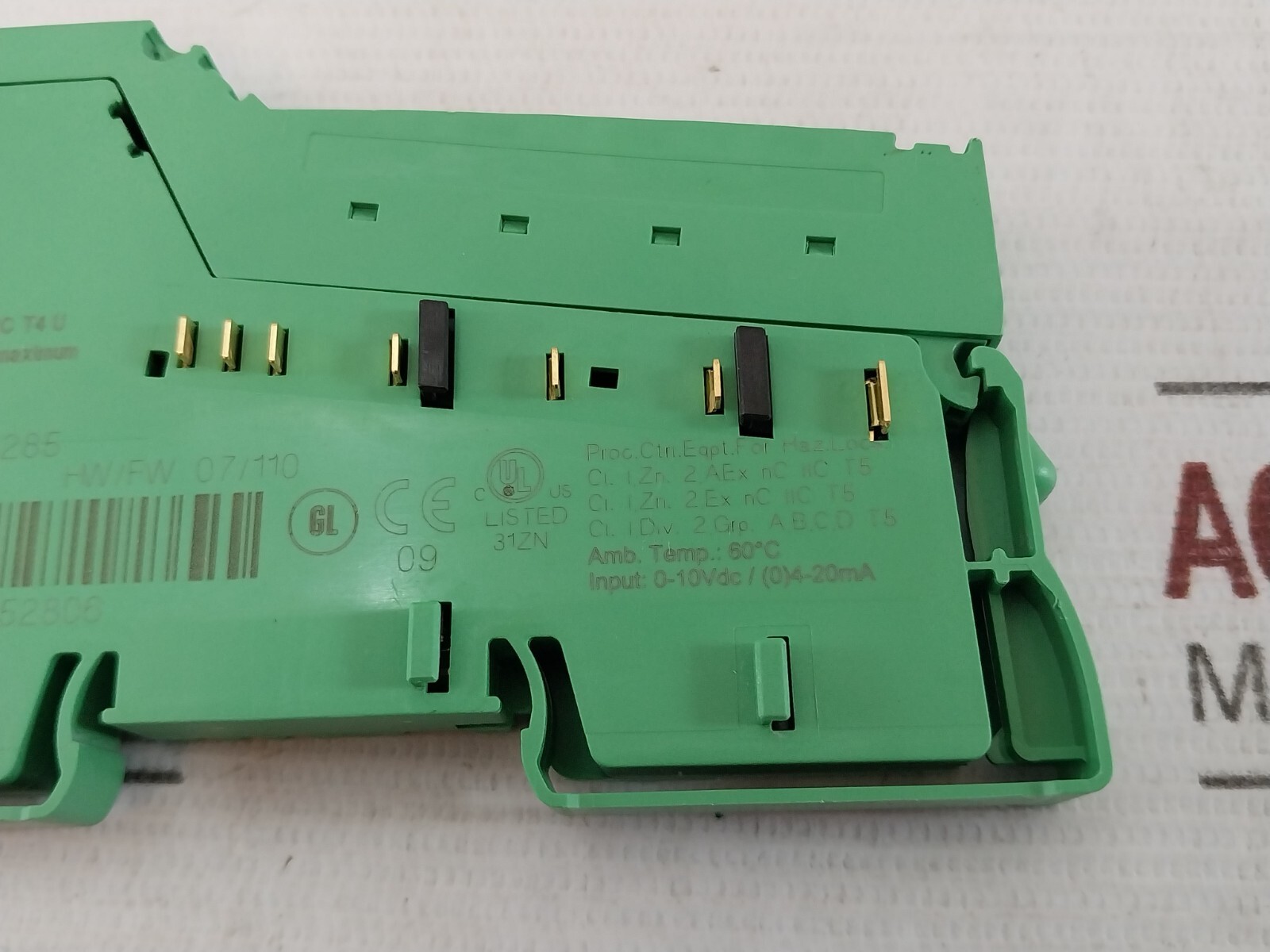 PHOENIX CONTACT IB IL AI 2/SF Analog Module 60C 0-10VDC/4-20MA 250V 4A