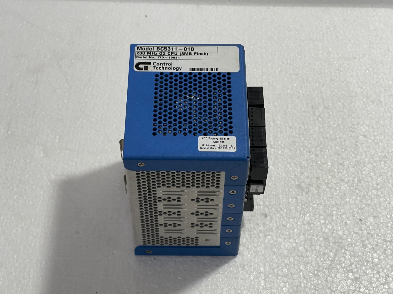 Control Technology BC5311-01B With M3-10A, AI M3-33C, AO M3-32B And P3 01A