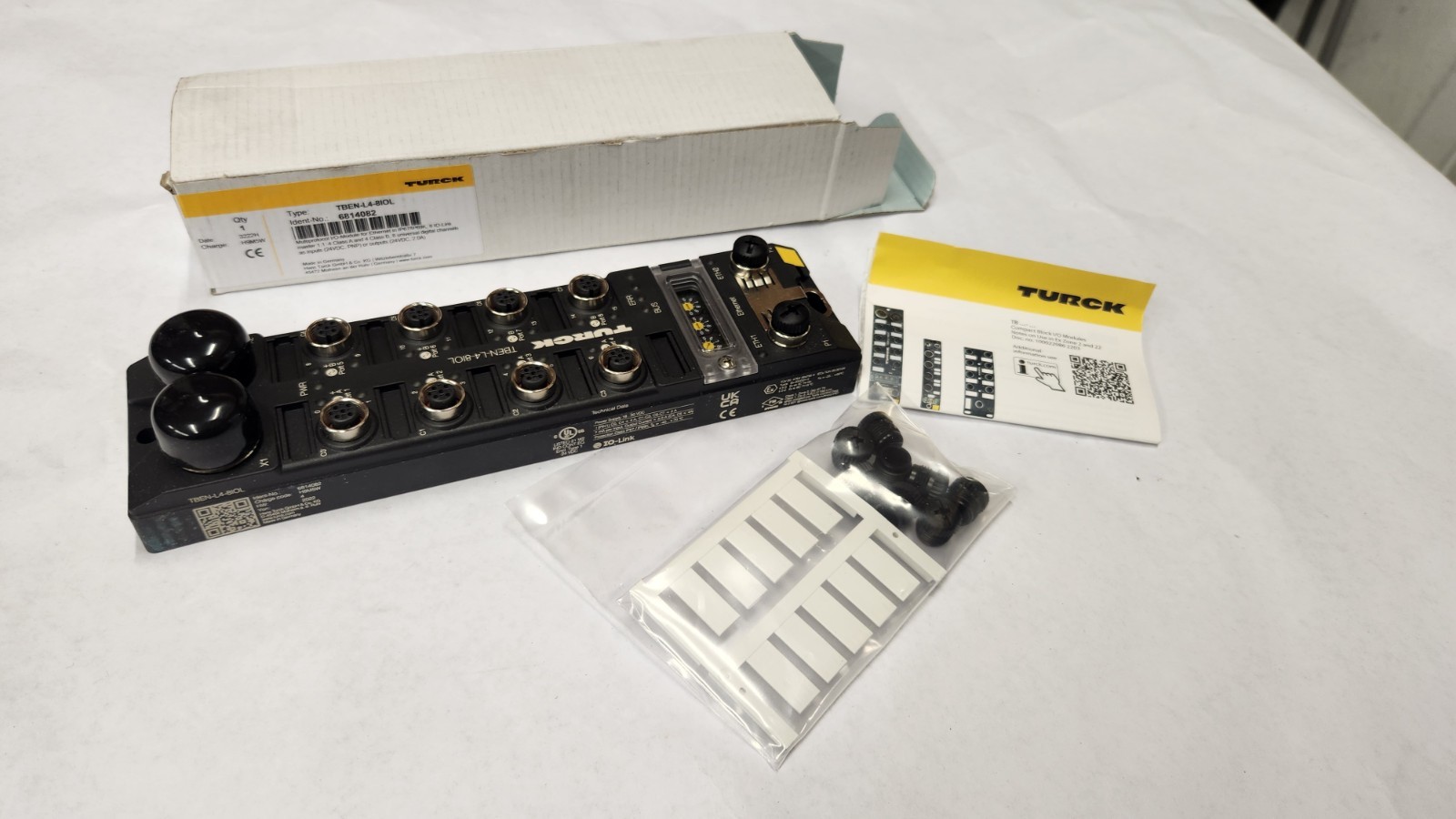 Turck TBEN-L4-8IOL 6814082 Multiprotocol I/O Module Ethernet NEW IN BOX