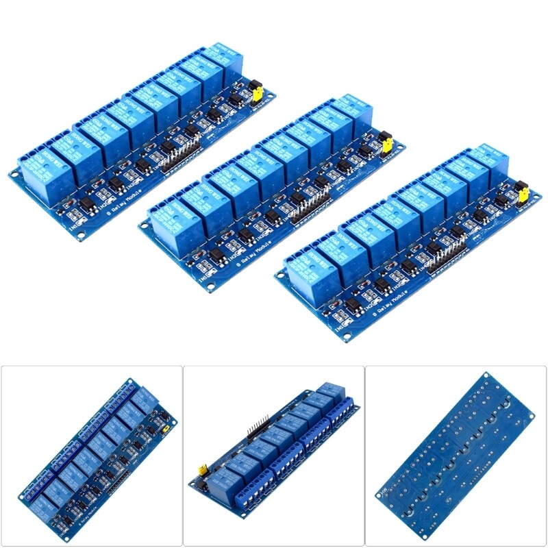 5V/12V/24V 8-way Relays Module 8CH Relays Board for DIY Home Automation Setsup