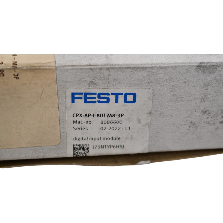 NEW Festo 8086600 Input Module | CPX-AP-I-8DI-M8-3P | 8 Digital Inputs | IP67