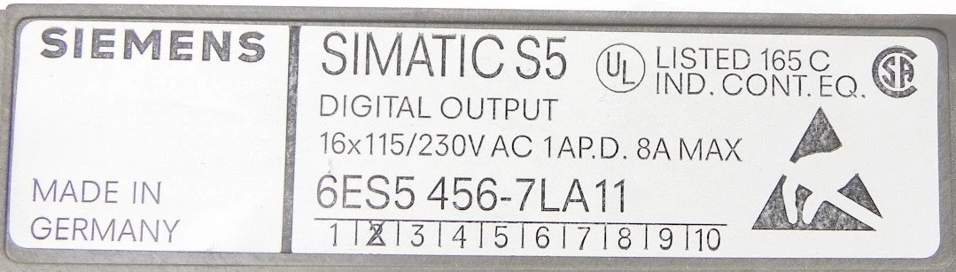 Siemens Digital Output Module 6ES5 456-7LA11