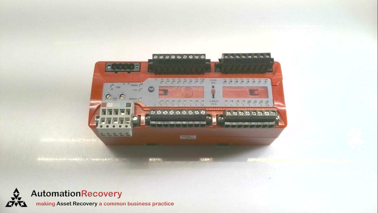 ALLEN BRADLEY 1791DS-IB16 SER A, GUARD I/O DEVICENET SAFETY MODULE #209320