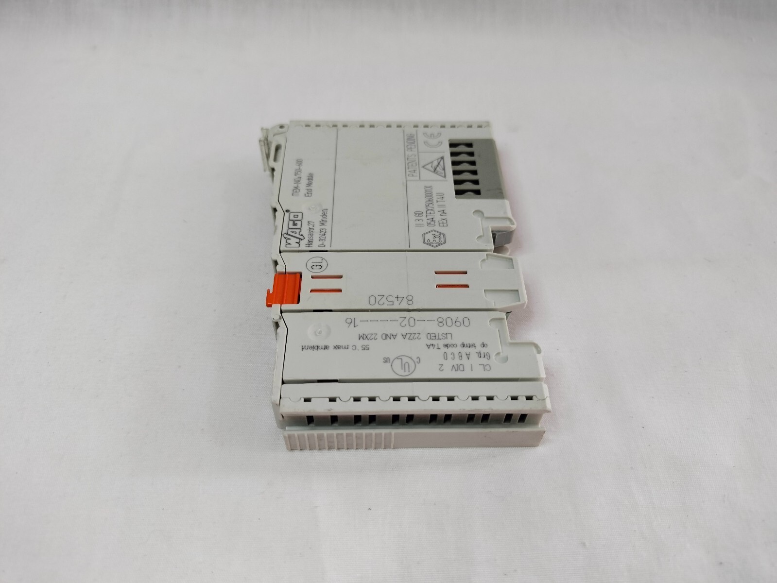 Wago 750-600 750600 End Module 2A0 10V DC Programmable Logic Controller