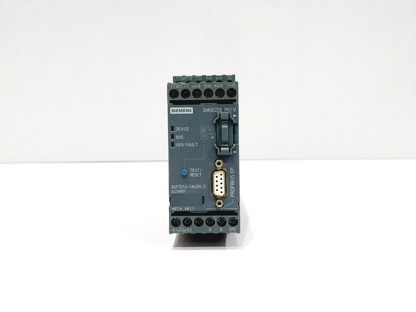 SIEMENS | 3UF7010-1AU00-0 | SIMOCODE PRO V BASIC | PROFIBUS DP | 300V FREE SHIP