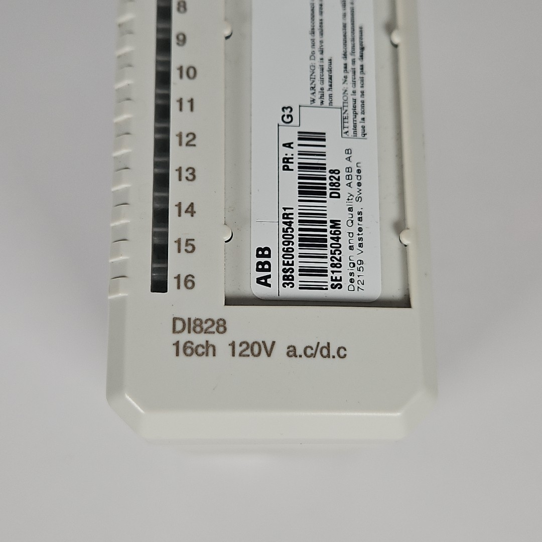 ABB 3BSE069054R1 PR:A DI828 16 Channel Digital Electric Input I/O System Module