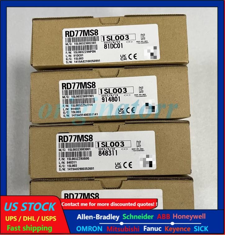 New In Box Mitsubishi RD77MS8 Simple Motion Unit Module