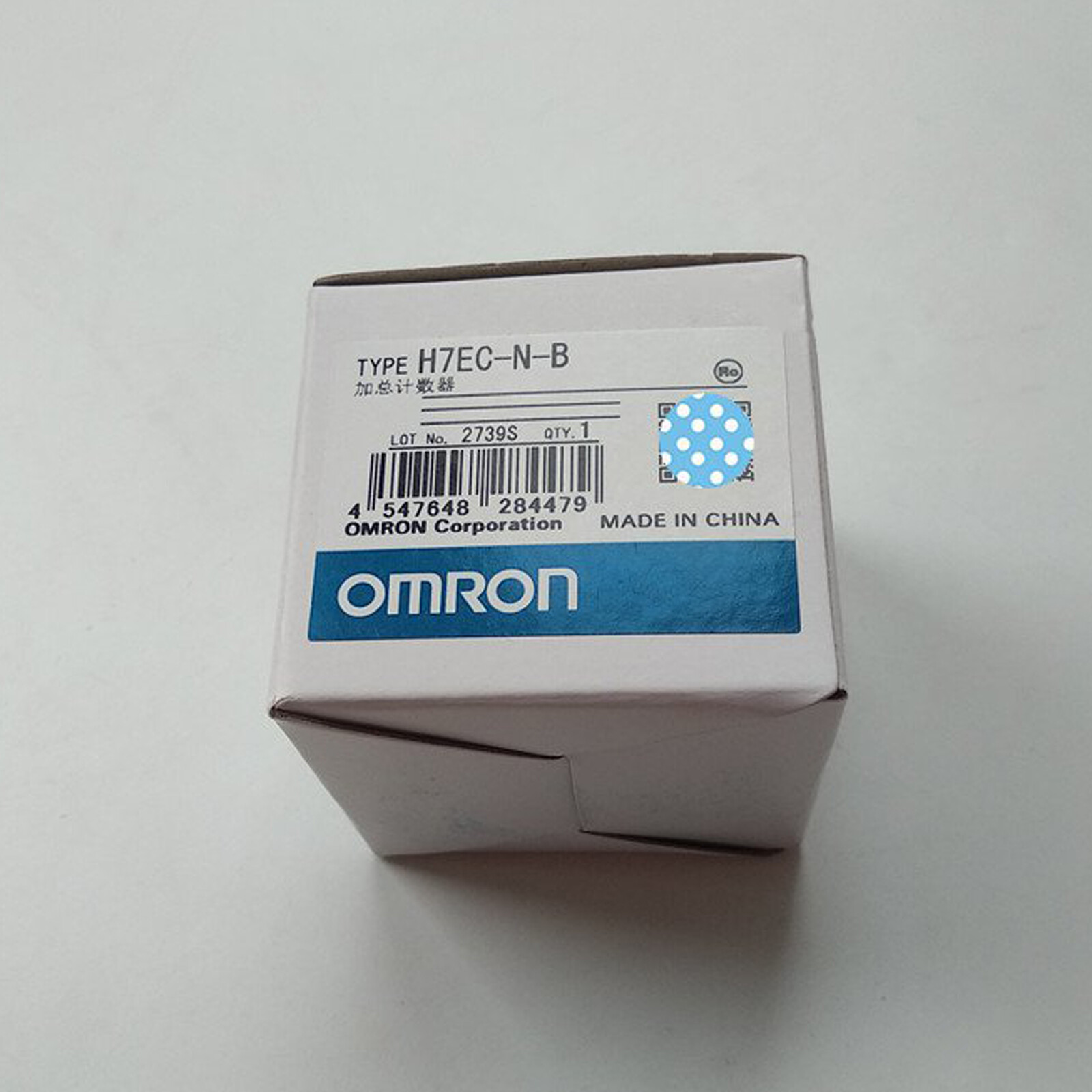 For Omron H7EC-N-B H7ECNB Panel Mount Totalizer Counter New