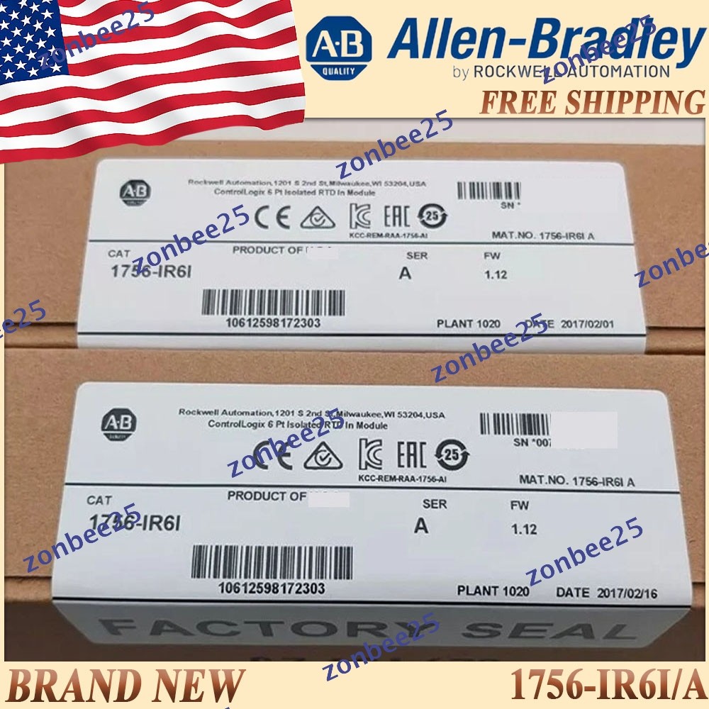 Sealed AB 1756-IR6I / A ControlLogix 6 Pt Isolated RTD In Module