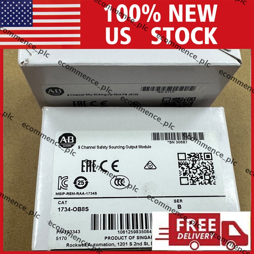 1734-OB8S New Allen-Bradley Safety Sourcing Output Module 1734OB8S Original US