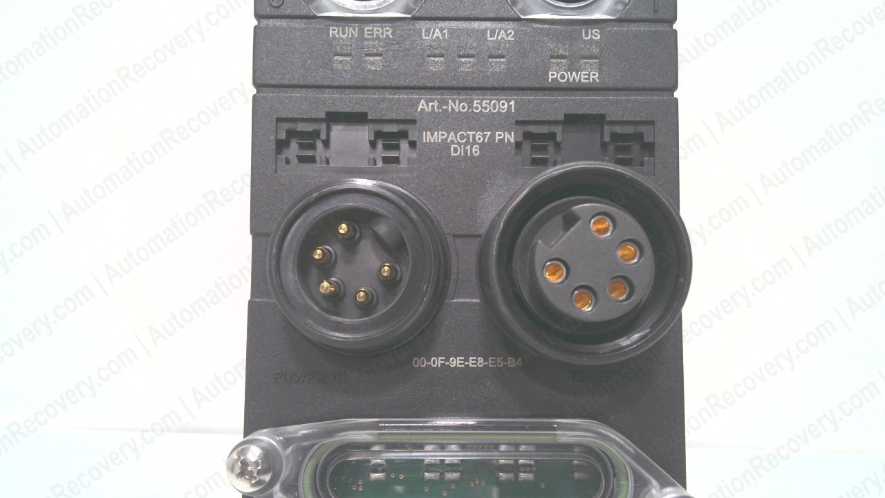 MURR ELEKTRONIK 55091, INPUT / OUTPUT MODULE, 00-0F-9E-E8-E5-B4, NEW* #352468