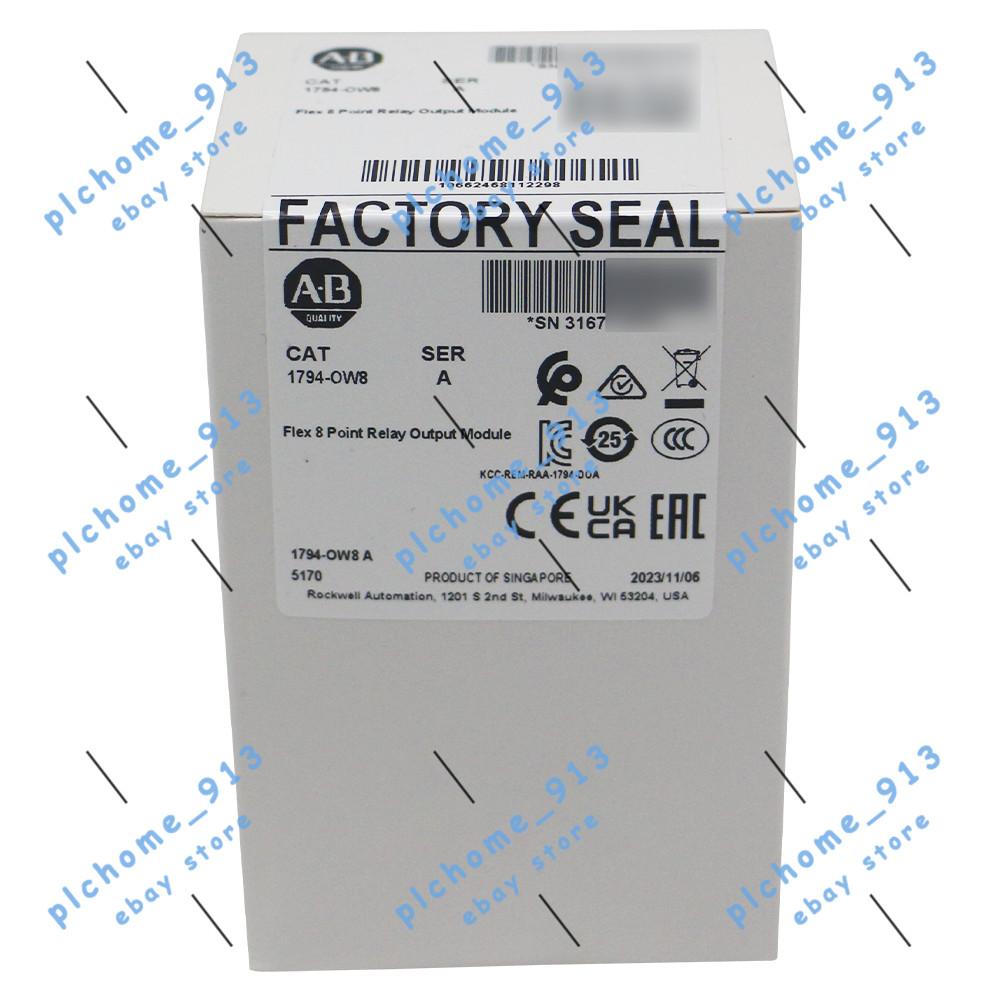 2023 New Allen Bradley 1794-OW8 Flex 8 Point Relay Contact Output Module
