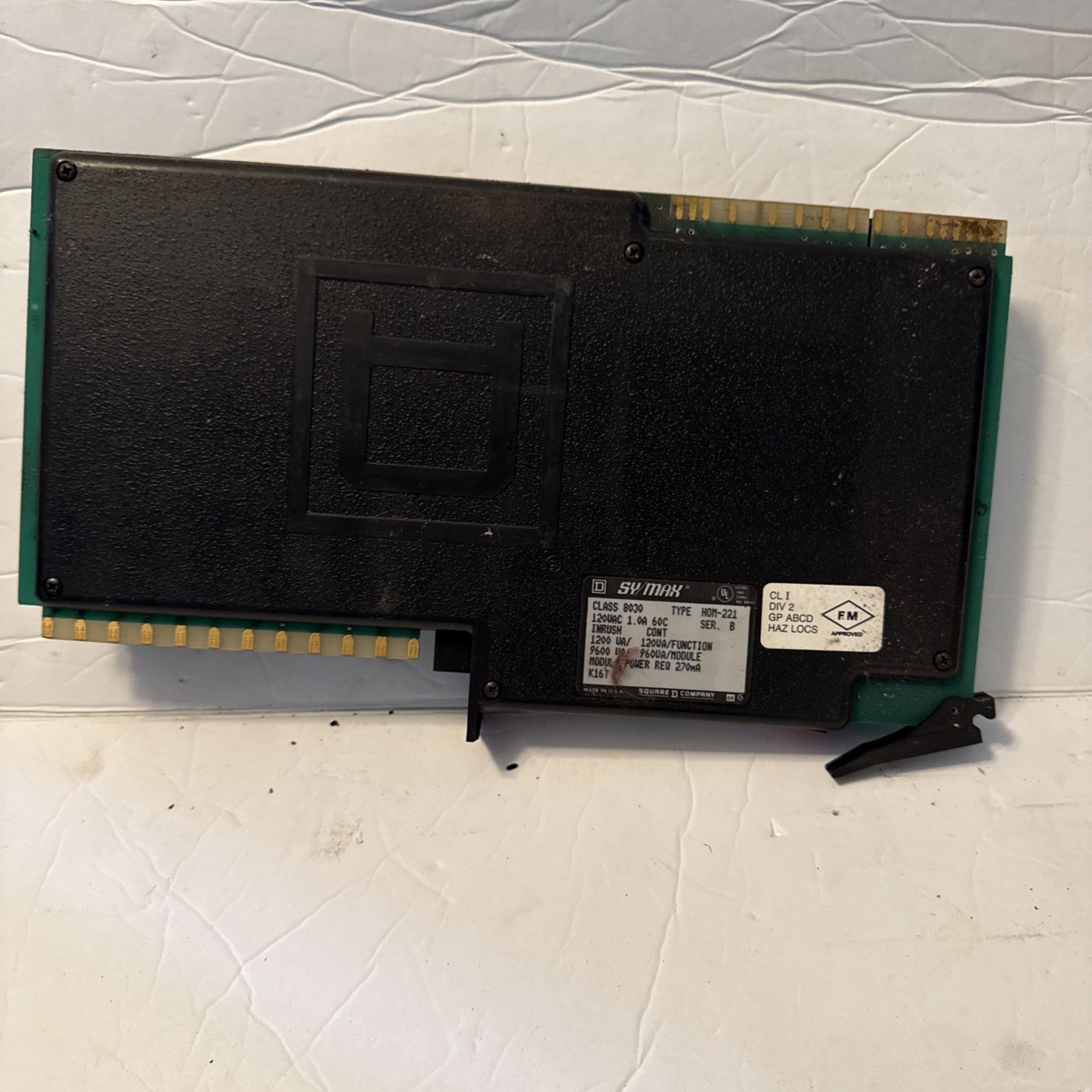 Square D SY/MAX Class 8030 Type HOM-221 Series B output module Parts