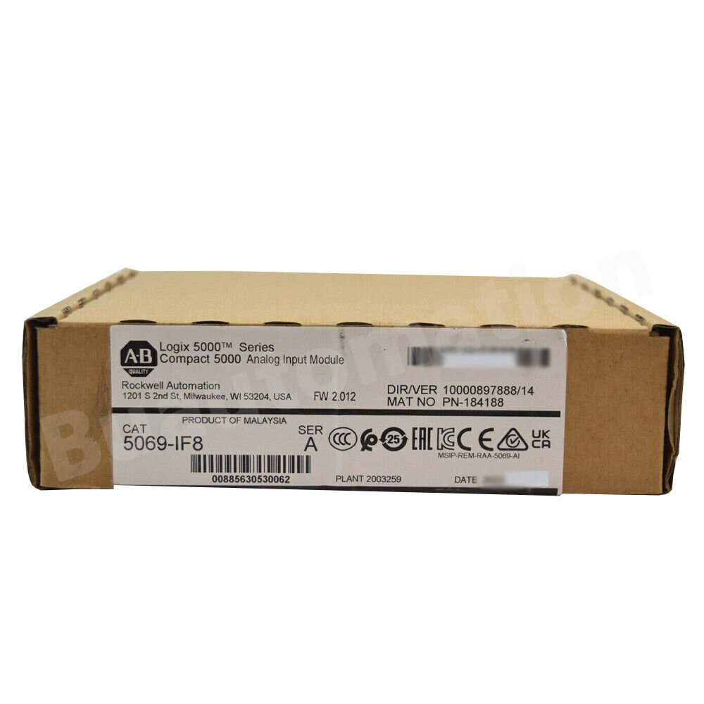 NEW Factory Sealed Allen-Bradley 5069-IF8 Compact 5000 Analog Input Module