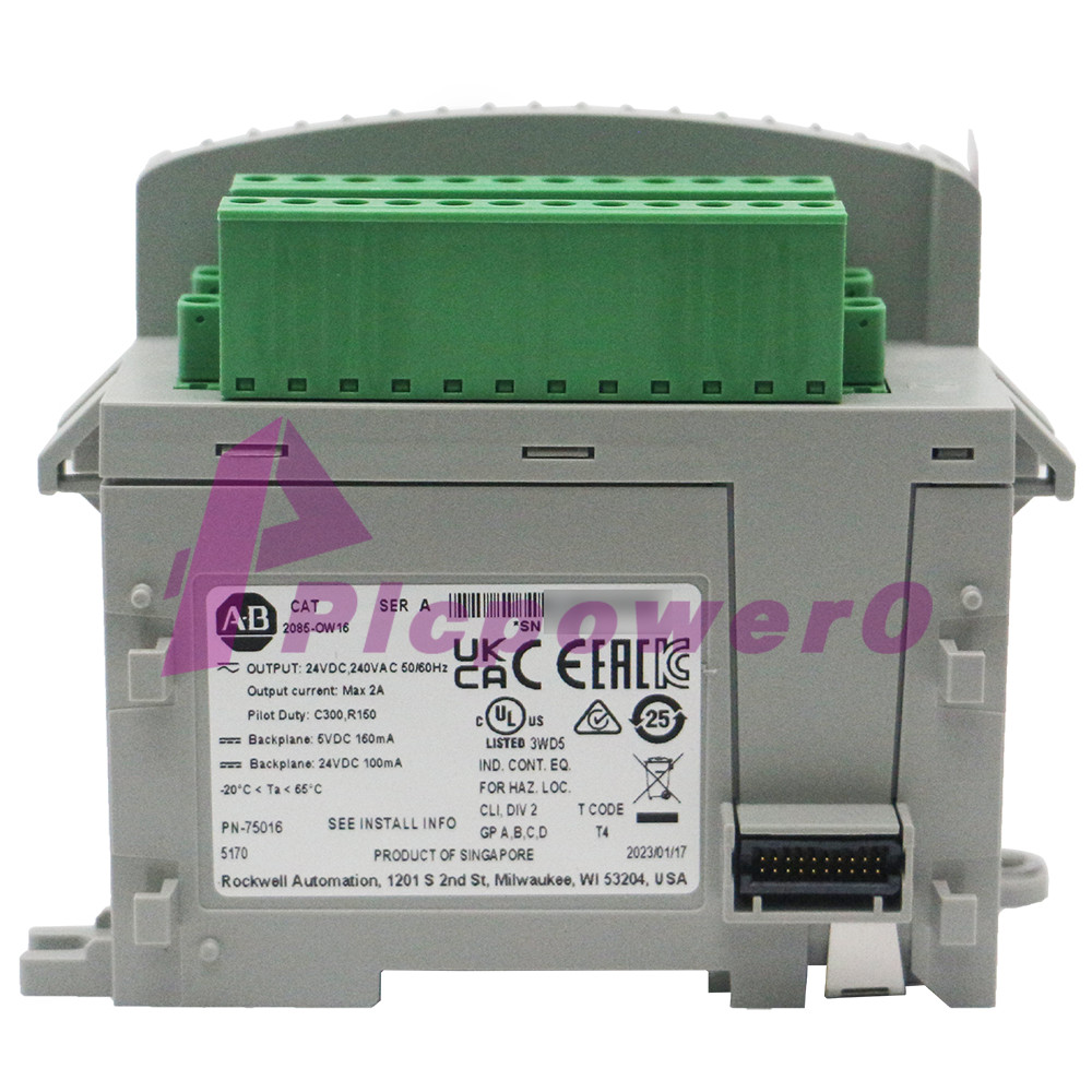New Allen Bradley 2085-OW16 Micro850 Output Module 16 Point AB 2085OW16